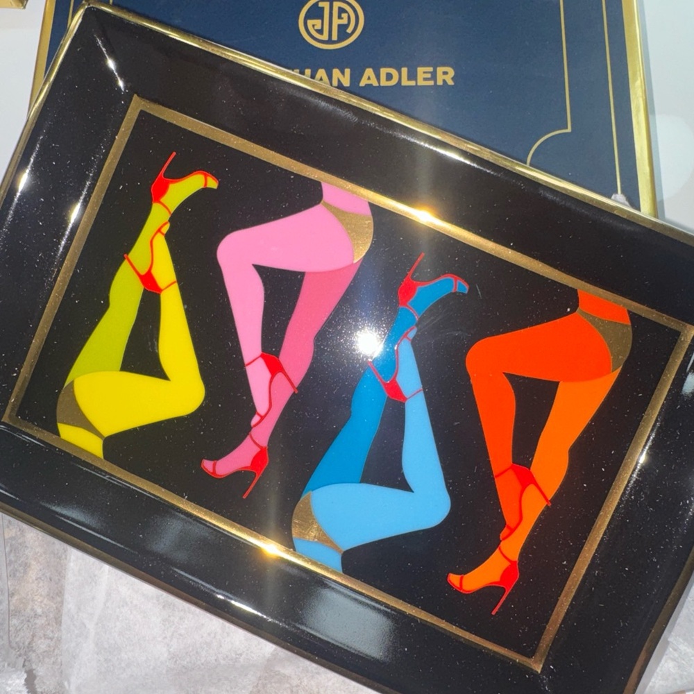 Jonathan Adler Multicolor Legs Tray